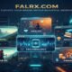 falrx com website layout showing travel, health, tech content