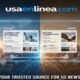 usaenlinea .com website showcasing USA news and updates
