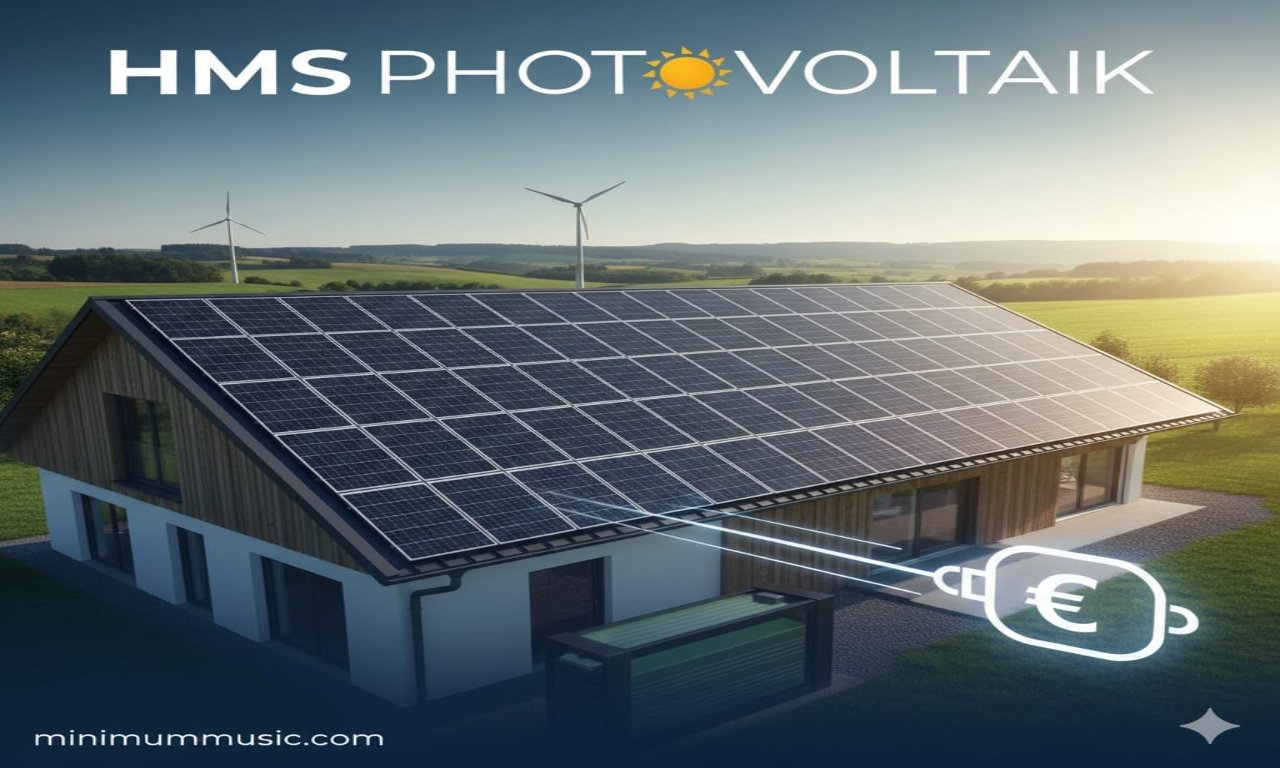 rooftop installation of Hms Photovoltaik solar panels