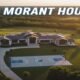 Ja Morant house luxury mansion exterior at sunset