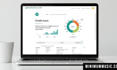 Chart showing gomyfinance.com credit score trends