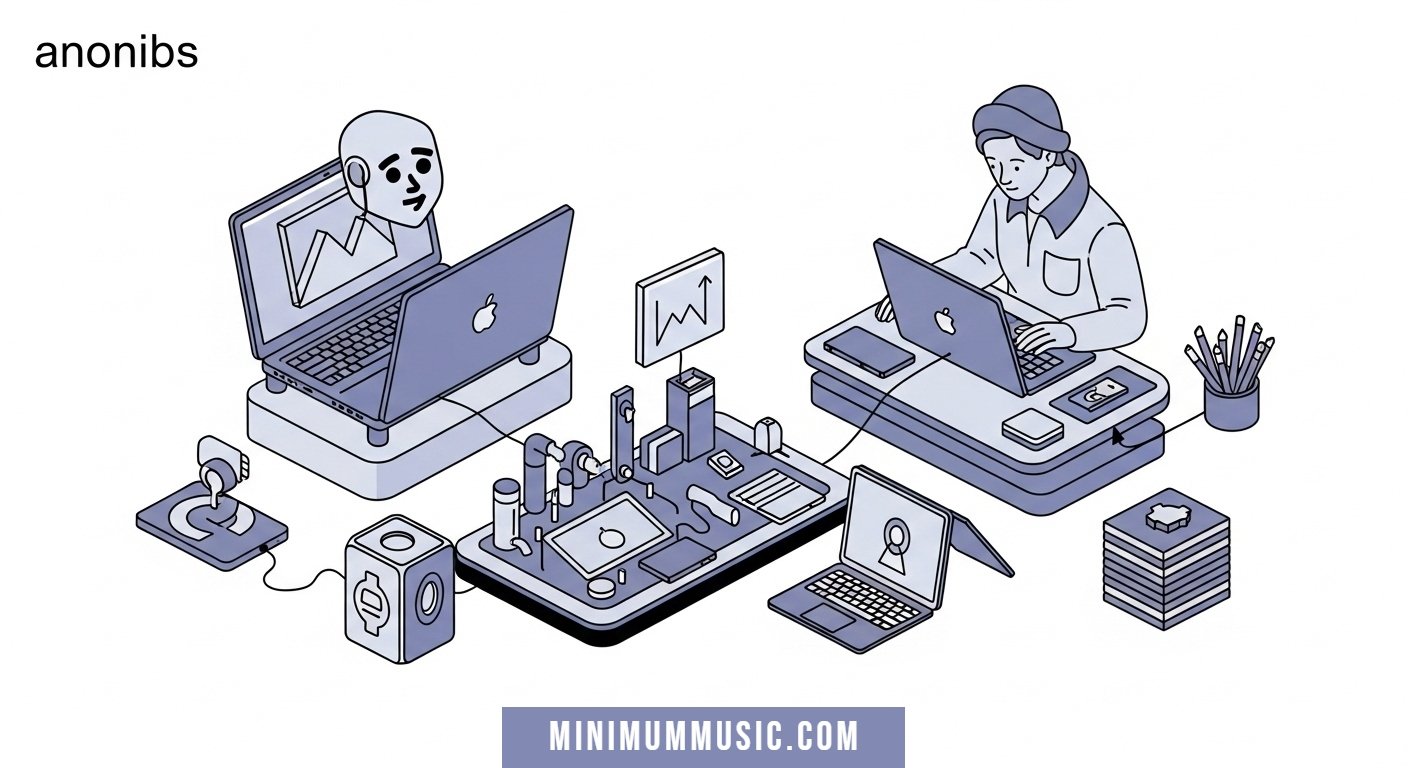 Representation of anonibs anonymous image board culture showing online anonymity, privacy, and digital freedom