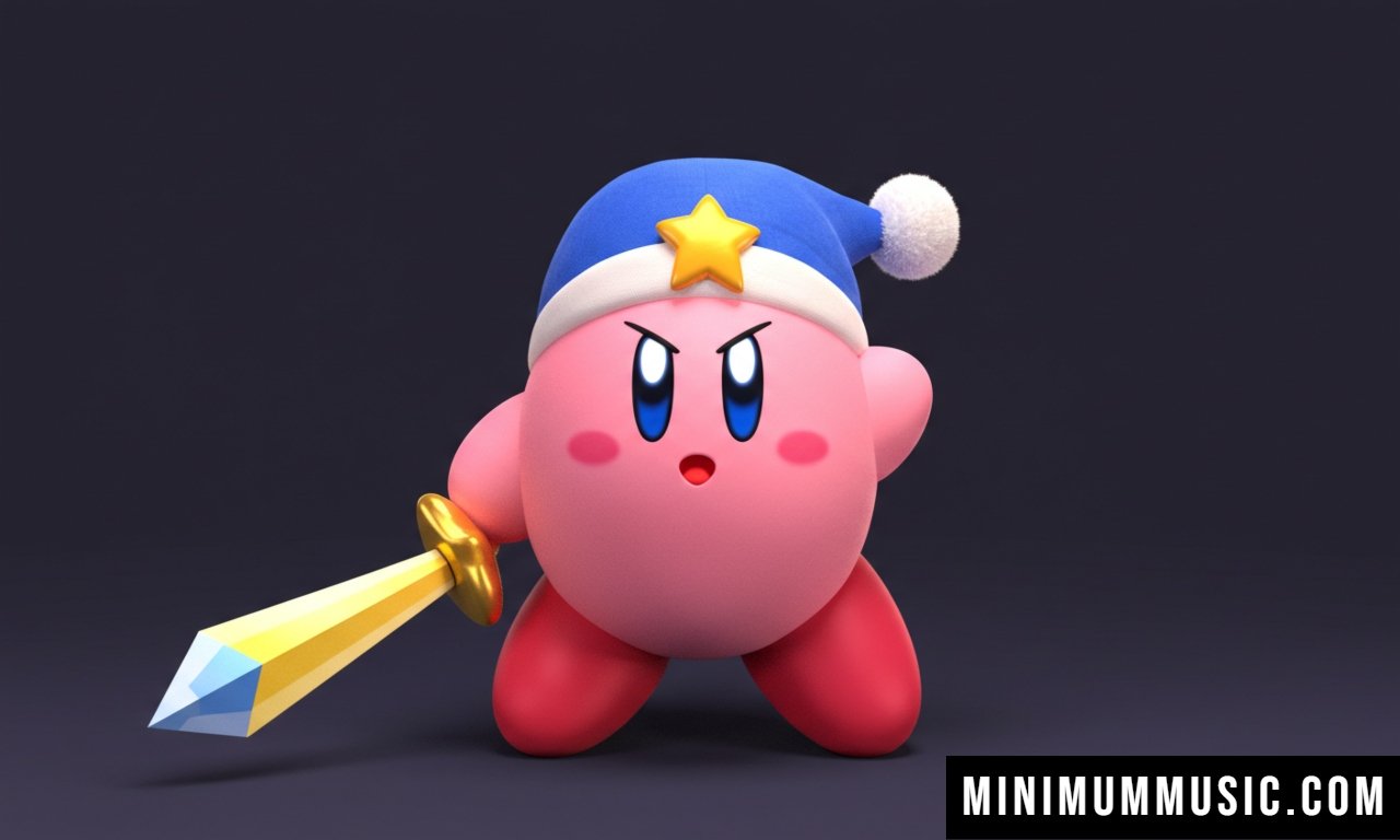 Kirby Dedo pink hero character from Nintendo