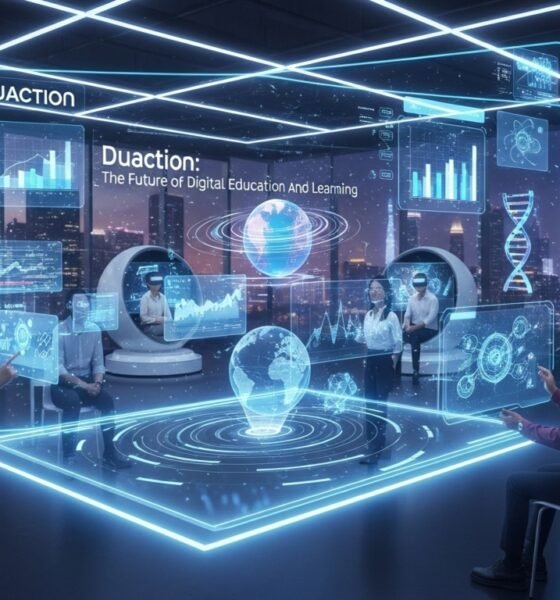 duaction transforming global education through digital learning, AI innovation, and virtual classrooms connecting students and teachers worldwide.