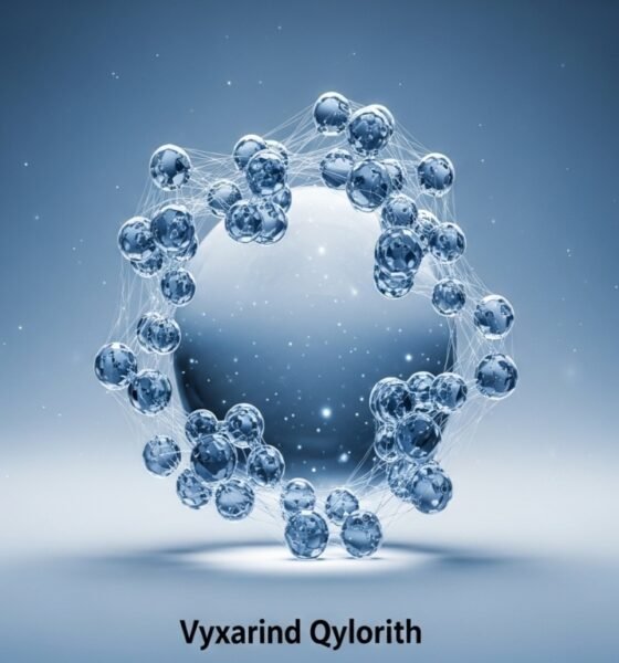 glowing crystal representation of vyxarind qylorith energy essence