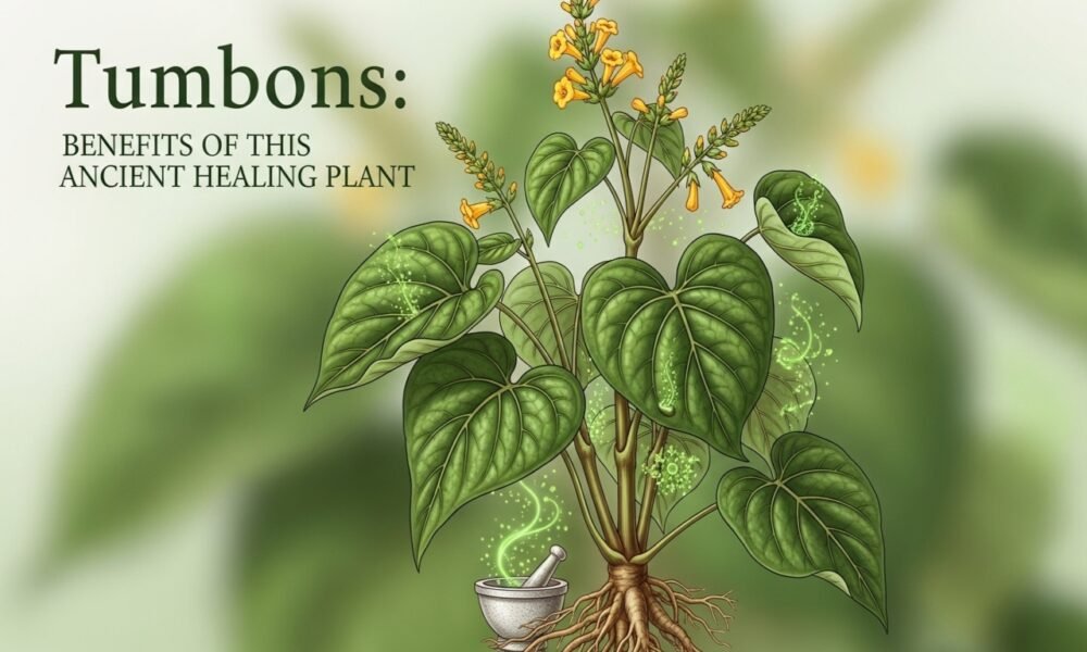 Tumbons plant with medicinal leaves and healing properties