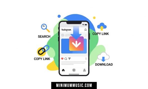 Instagram video download guide illustration