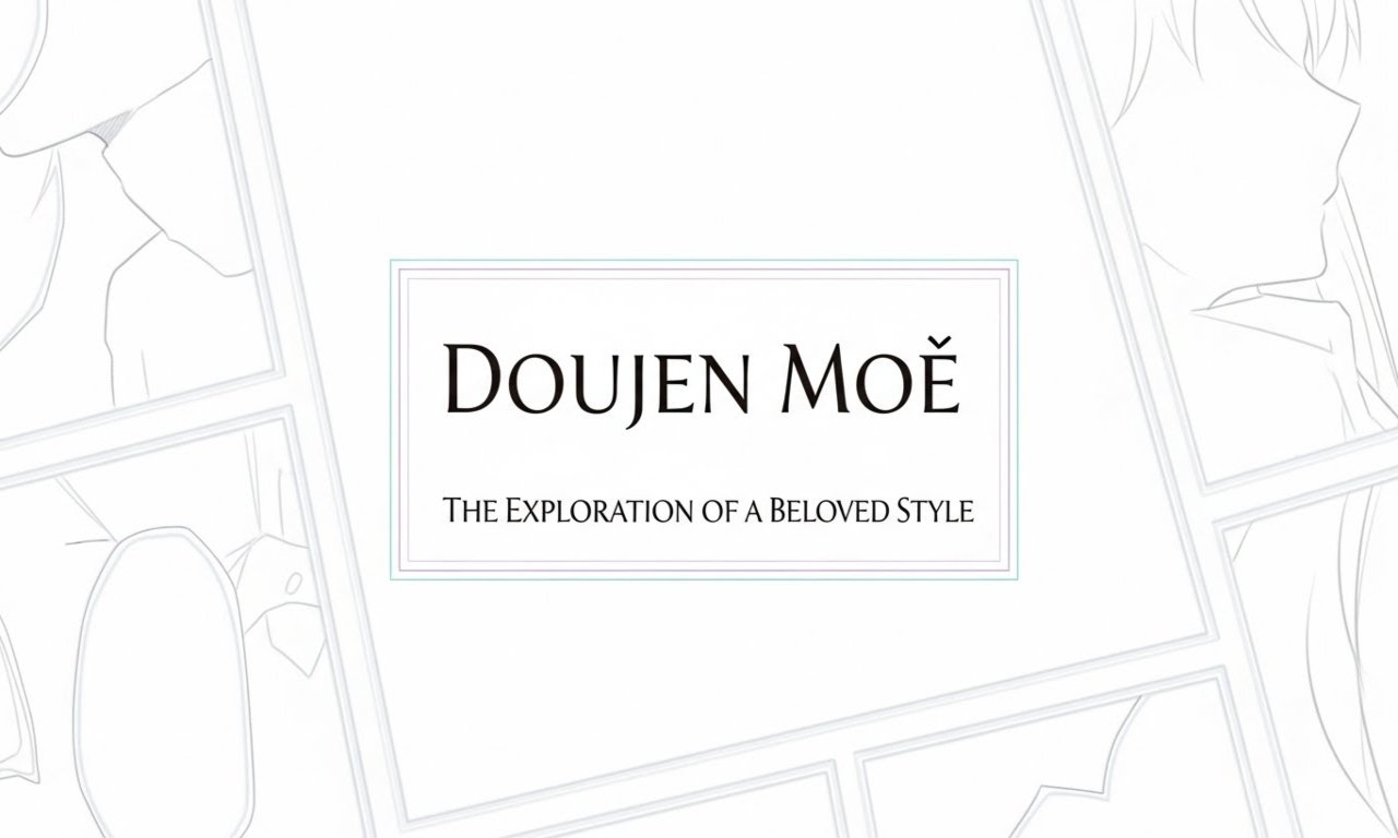 illustration representing Doujen moe culture and aesthetics