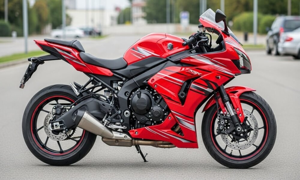 bold custom Vinyl Wrap Motorcycle Styles on a street motorcycle