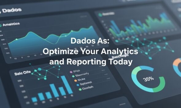 Dashboard view of Dados As platform showing real-time data visualization and analytics insights